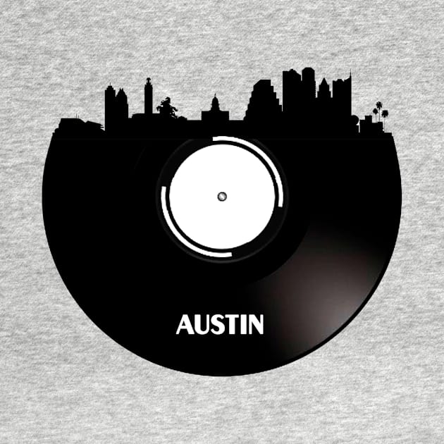 Austin - Texas Vinyl by Ferrazi